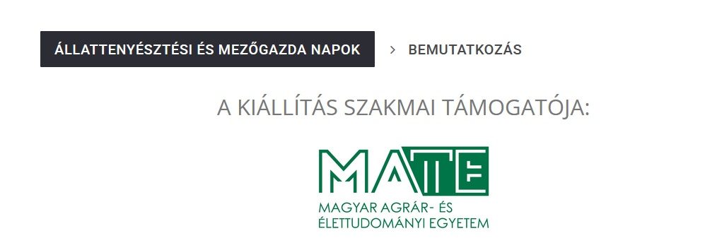 XXXII. Alföldi Állattenyésztési és Mezőgazda Napok